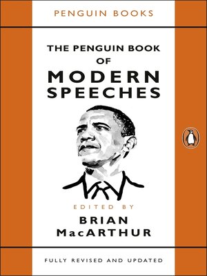 cover image of The Penguin Book of Modern Speeches